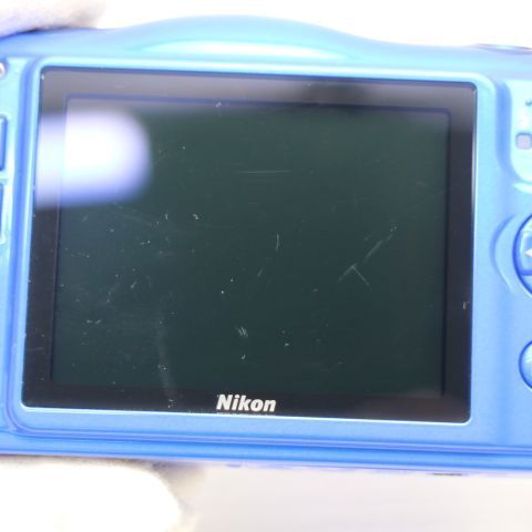 美品 COOLPIX W100 ブルー 即日発送 コンデジ Nikon 本体 土日祝発送OK