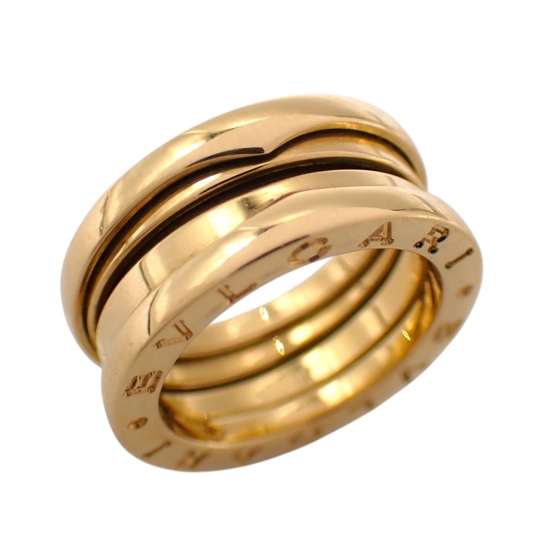 BVLGARI ブルガリ 48 ビーゼロワン 2バンド B-Zero リング 750 K18 YG イエローゴールド 5261