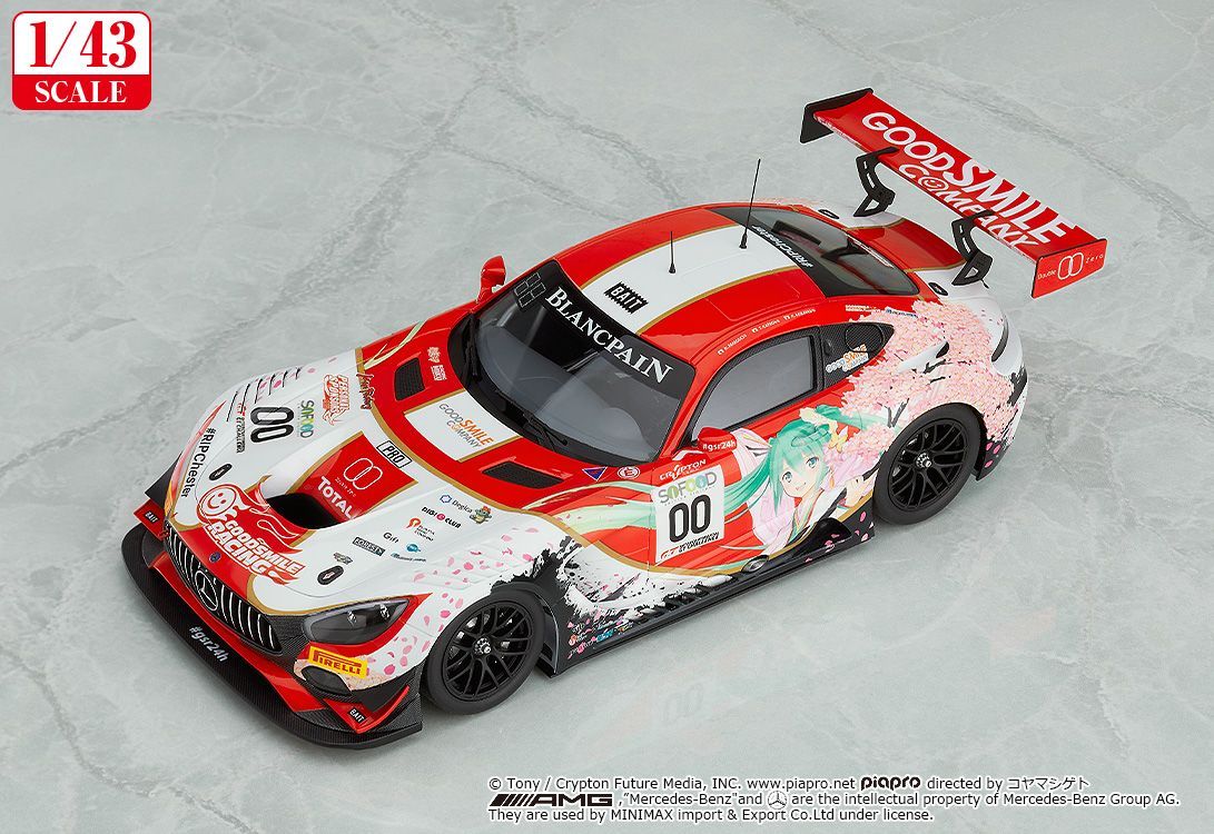 【予約】【新品】【再販】GOOD SMILE RACING 初音ミク GTプロジェクト 1/43 グッドスマイル 初音ミク AMG 2017 SPA24H Ver.【正規品】