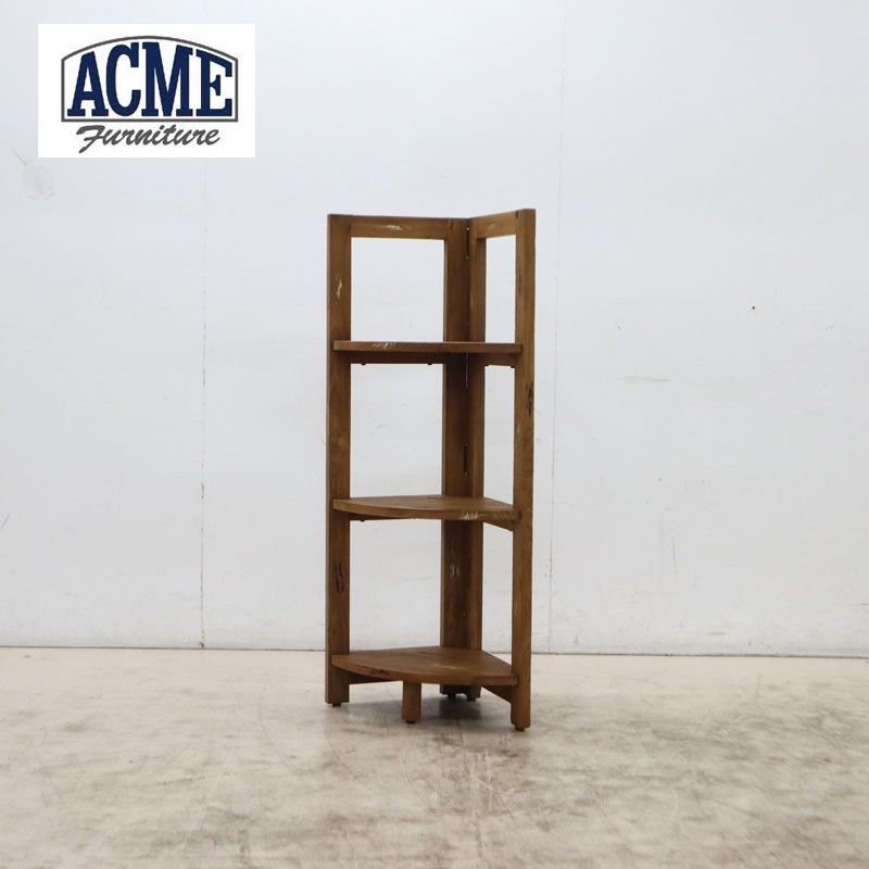 展示品 ACME FURNITURE アクメ ファニチャー TROY トロイ コーナーシェルフ/オープンシェルフ/飾り棚 Sサイズ 3段 西海岸