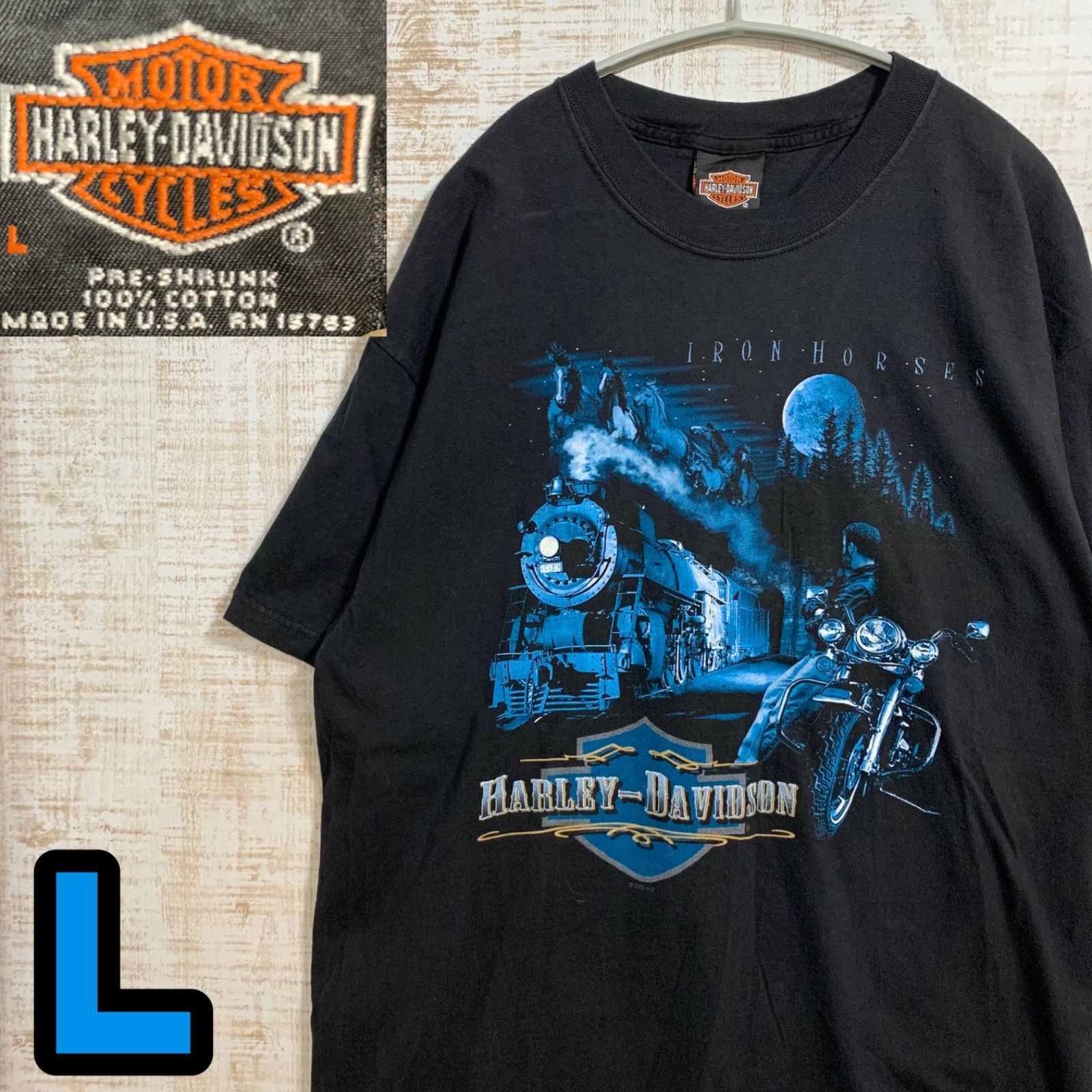 T8946 HARLEY-DAVIDSON Tシャツ デザイン USA製
