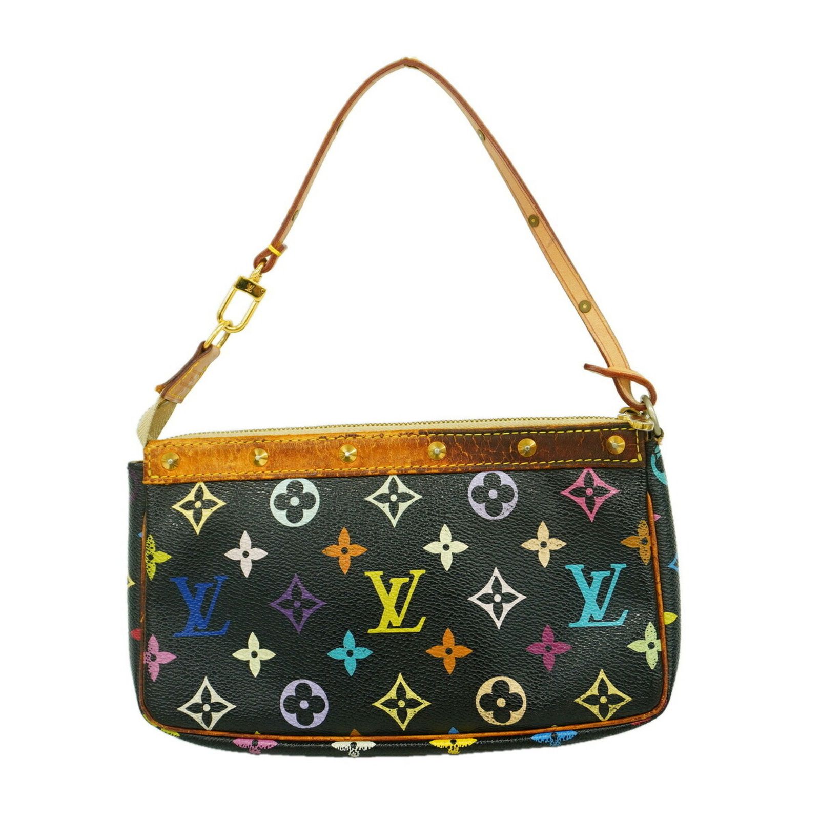 ルイ・ヴィトン(Louis Vuitton) ルイ・ヴィトン バッグ・ポーチ モノグラム・マルチカラー ポシェットアクセソワール M92648 ノワールレディース