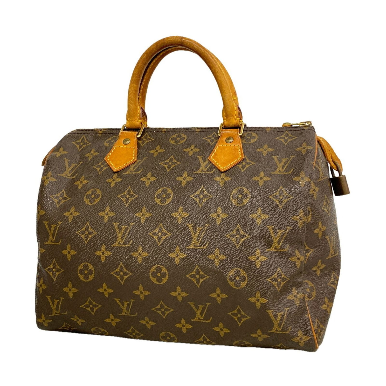 ルイ・ヴィトン(Louis Vuitton) ルイ・ヴィトン ハンドバッグ モノグラム スピーディ30 M41108 ブラウンレディース