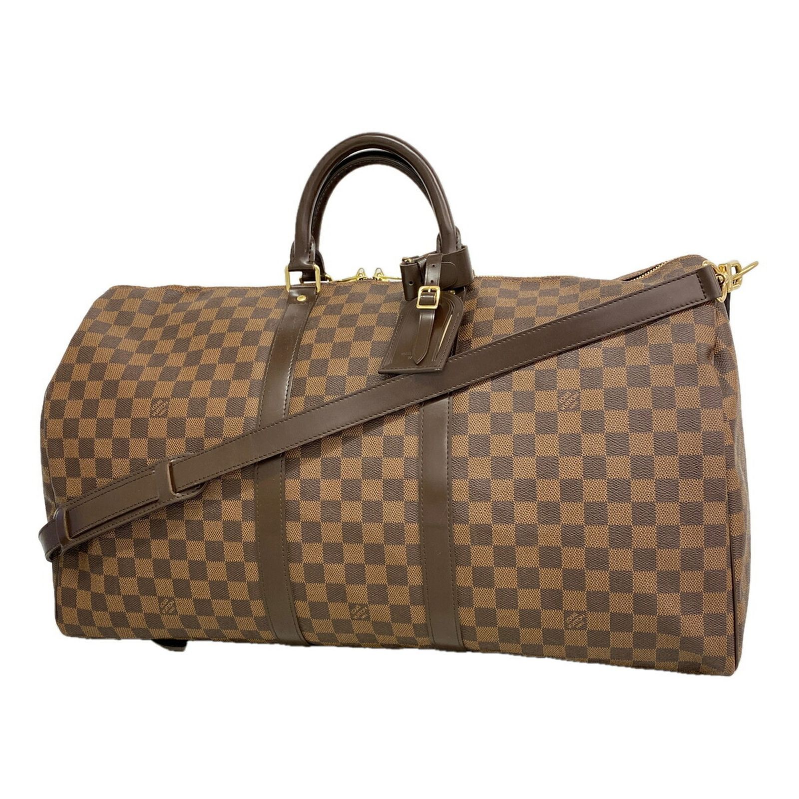 ルイ・ヴィトン(Louis Vuitton) ルイ・ヴィトン バッグ・ボストンバッグ ダミエ キーポルバンドリエール55 N41414 エベヌメンズ レディース