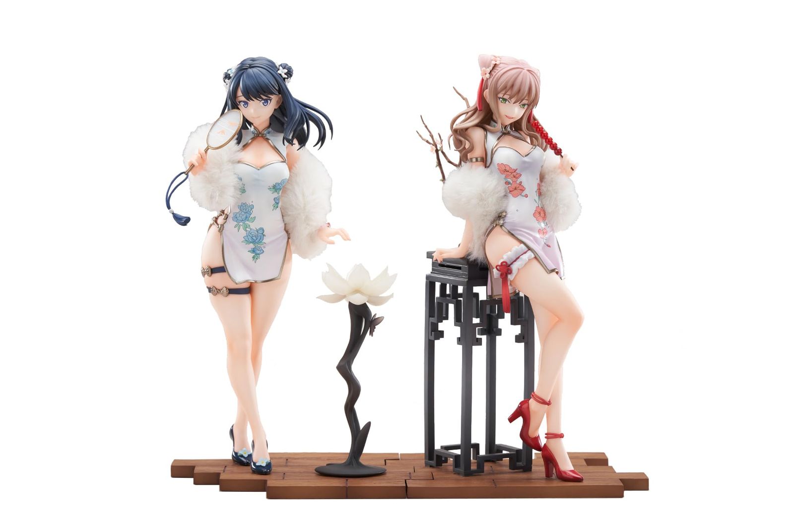 APEX グリッドマン ユニバース 宝多六花&南夢芽セット チャイナドレスVer. 1/7スケール PVC&ABS製 塗装済み完成品フィギュア