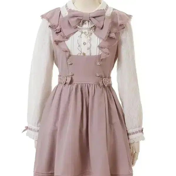 正規品 タグ付き LIZ LISA ダブル ハート ラッフル ワンピース