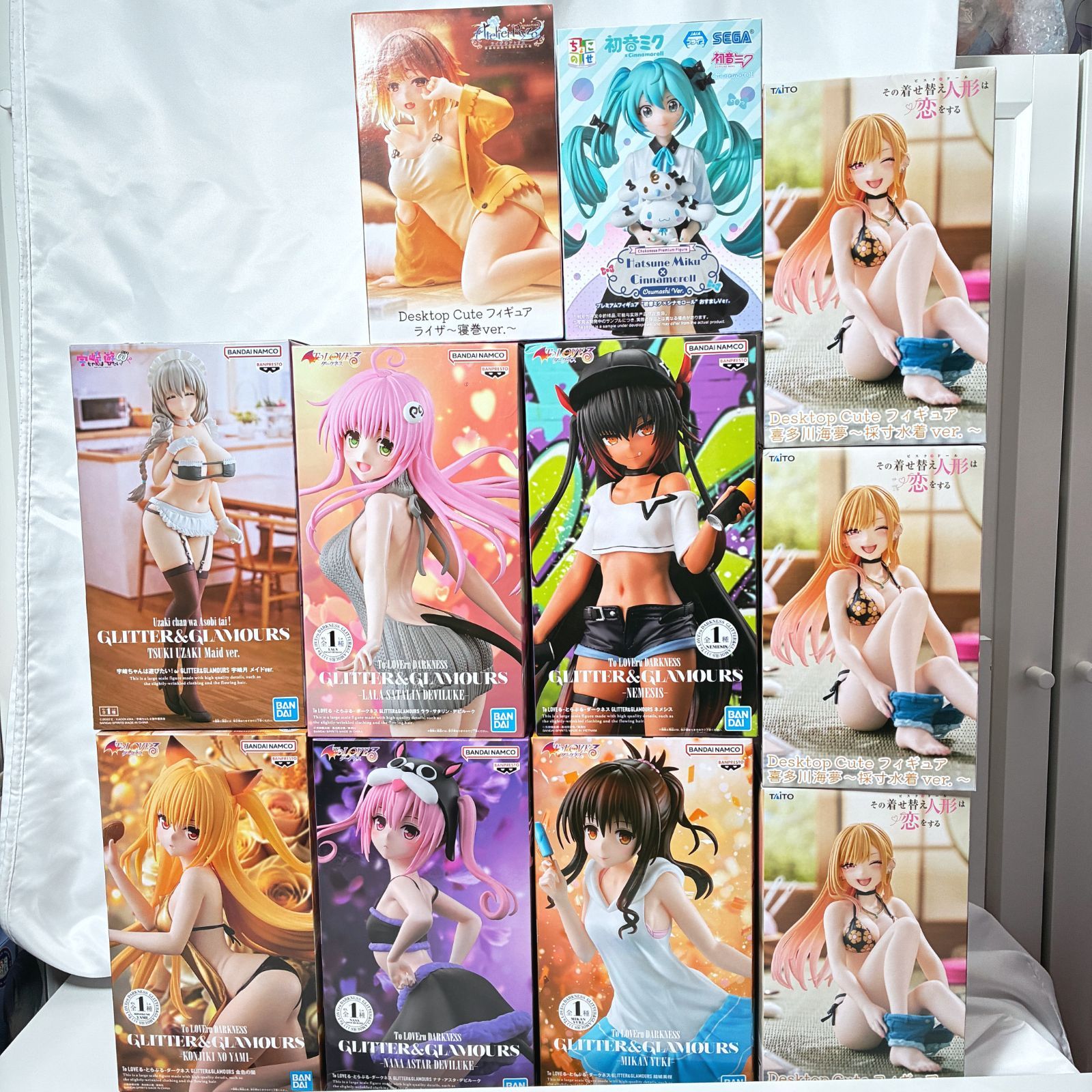【未開封】美少女プライズフィギュア まとめ売り 11個 ToLoveる 喜多川海夢 ライザ 初音ミク他