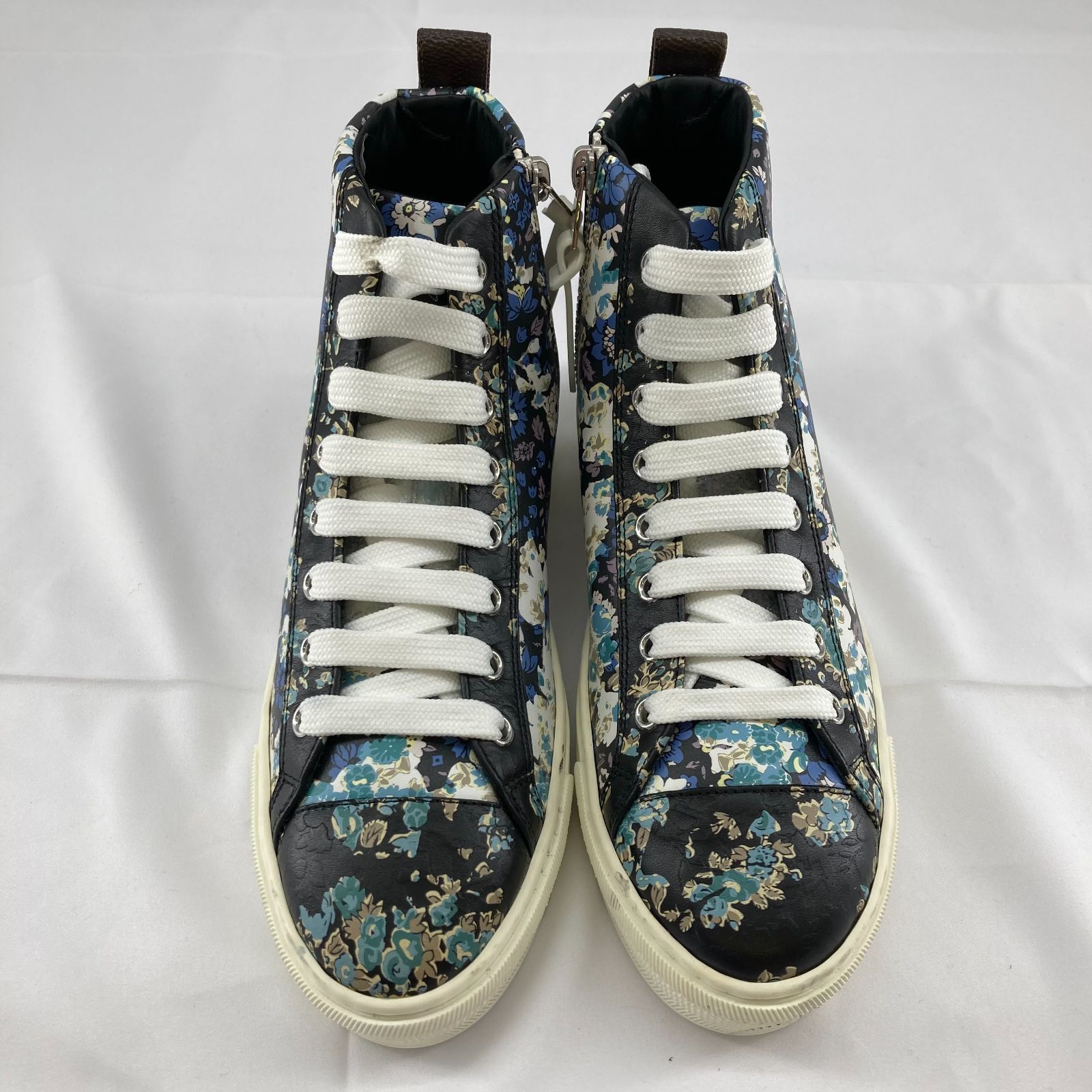 【5％OFFクーポン配布】LOUIS VUITTON(ルイヴィトン)　ステラーライン　ハイカットスニーカー　花柄　35 1/2