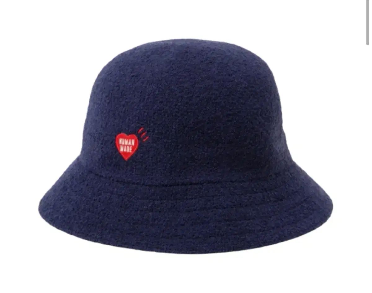 新品 / HUMAN MADE ヒューマンメイド ニット ラウンド バケットハット ネイビー Mサイズ
