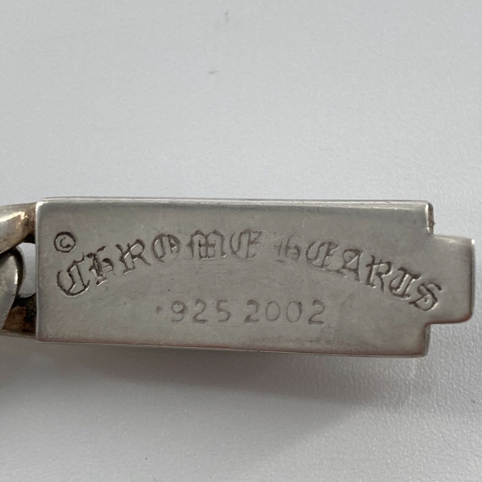 【5％OFFクーポン配布】CHROME HEARTS(クロムハーツ)　ID BABY FLRL CRS　ベイビーIDフローラルクロスブレスレット　SV925　47.0g　シルバー