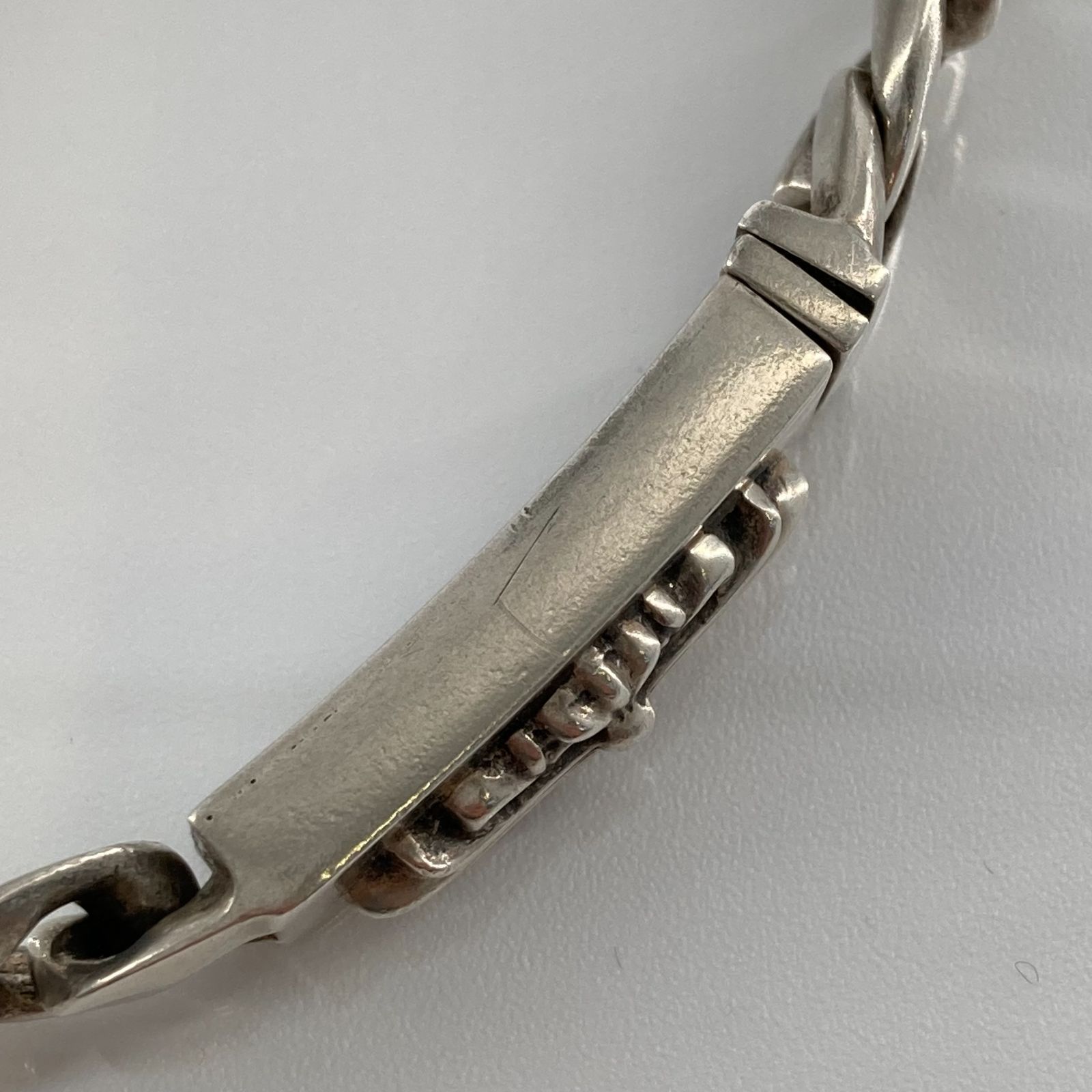 【5％OFFクーポン配布】CHROME HEARTS(クロムハーツ)　ID BABY FLRL CRS　ベイビーIDフローラルクロスブレスレット　SV925　47.0g　シルバー