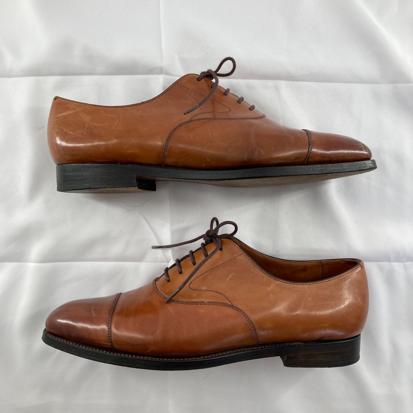 【5％OFFクーポン配布】EDWARD GREEN(エドワード・グリーン)　 CHELSEA　チェルシー　ストレートチップ　レザーローファー　革靴　ラスト606　24688　#UK7　ブラウン