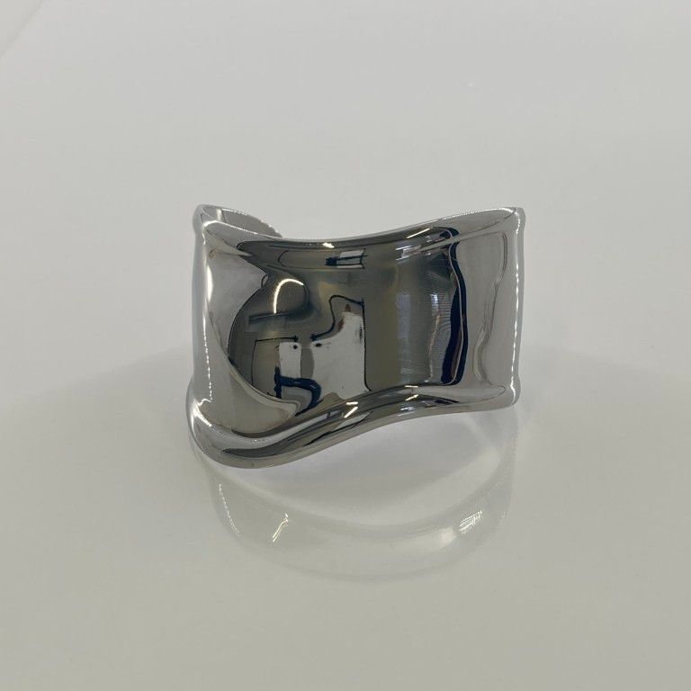 【5%OFFクーポン配布】TIFFANY&Co.(ティファニー) エルサ ペレッティ ボーンカフ Sサイズ バングル シルバー