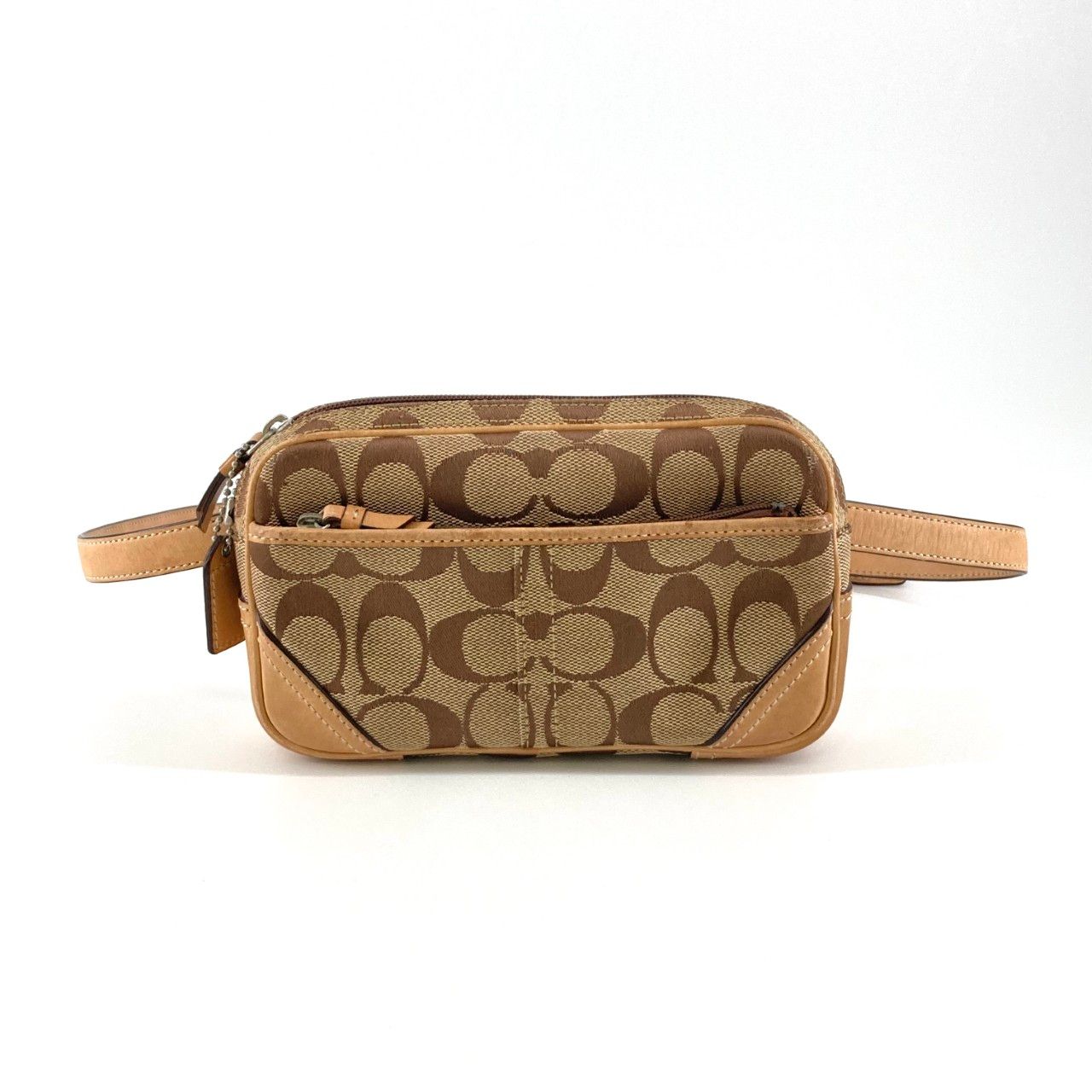 COACH（コーチ） 6F15 ウエストポーチ ボディバッグ ベージュ 7,344円