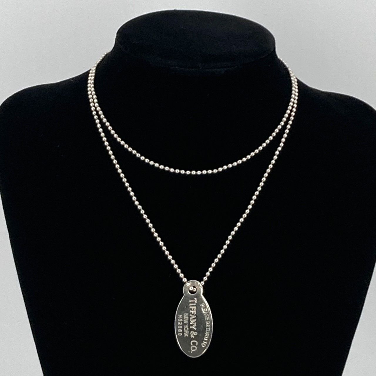 TIFFANY&Co.（ティファニー） リターントゥオーバルタグ Ag925 ネックレス 26.79g シルバー 15,318円