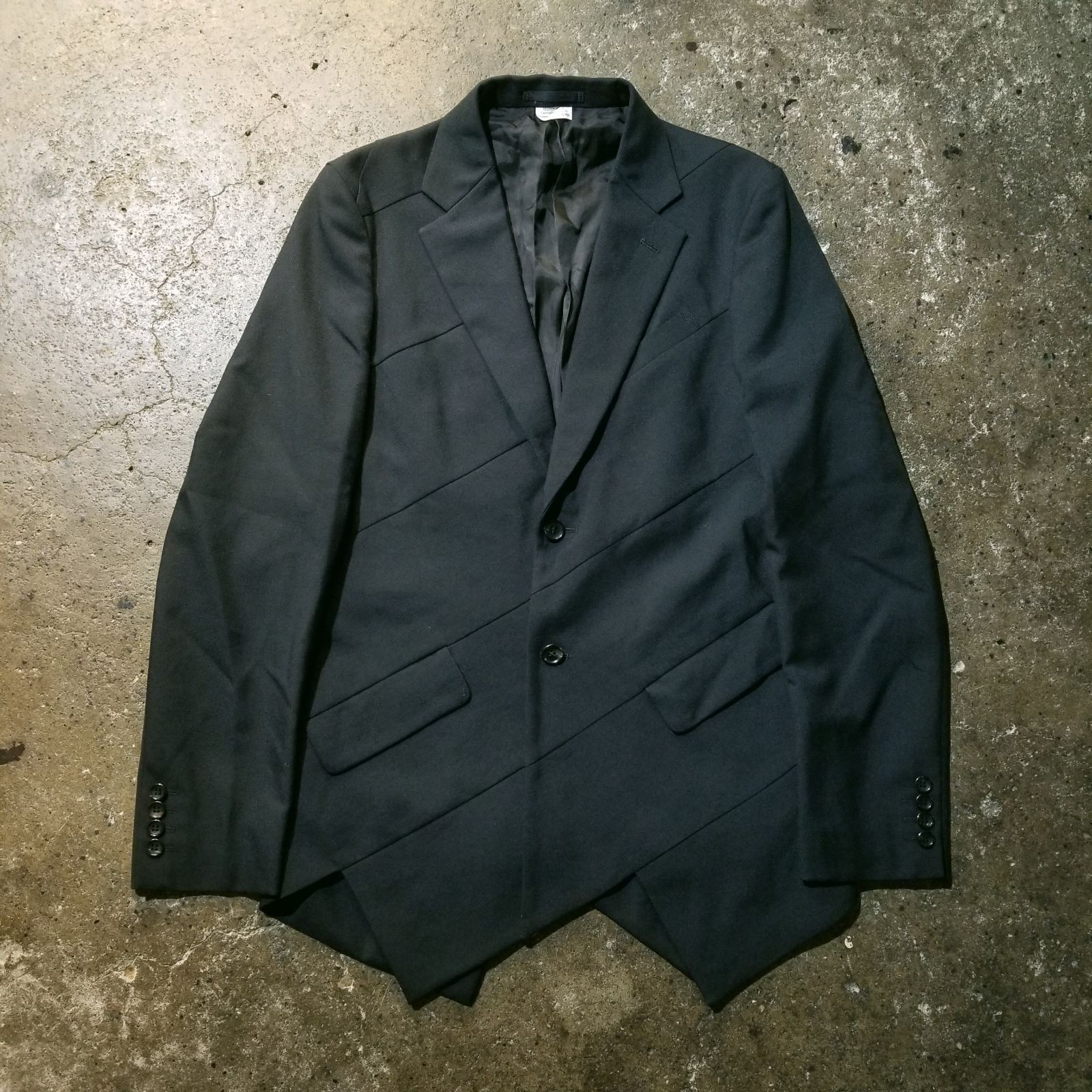 COMME des GARCONS HOMME DEUX 21ss 螺旋ジャケット L コムデギャルソンオムドゥ 2021ss AD2020 ねじれ