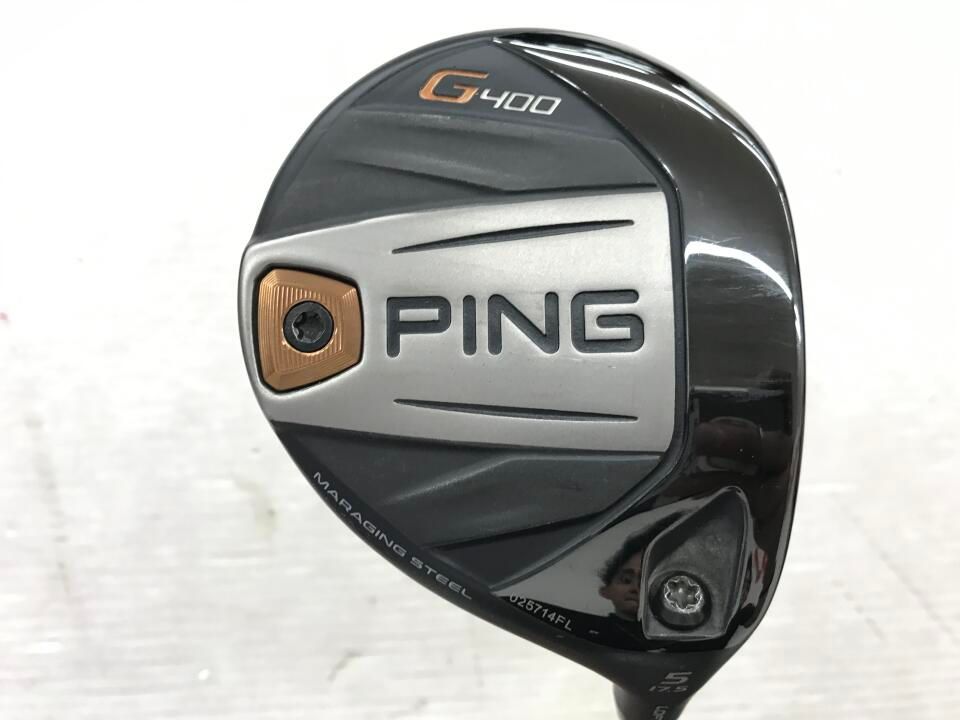 ピン　G400　17.5度　ATTAS PUNCH 6　Sフレックス　フェアウェイウッド　中古【最短即日発送】