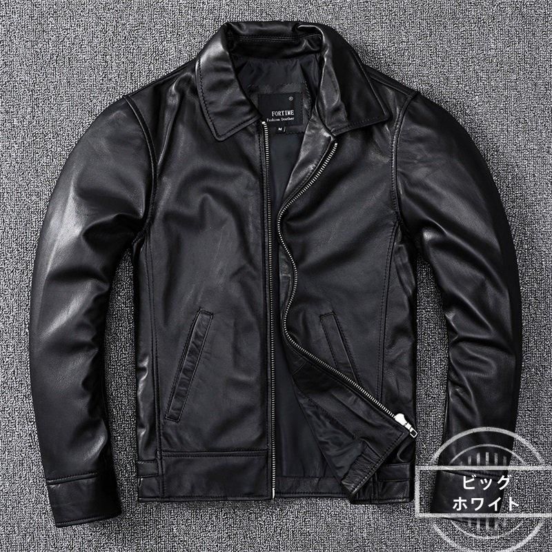 ライダースジャケット メンズ レザージャケット 本革ジャケット 本革 アウター コート 革ジャン ライダース ジャケット バイクジャケット 革ジャン 革ジャケット 15,980円