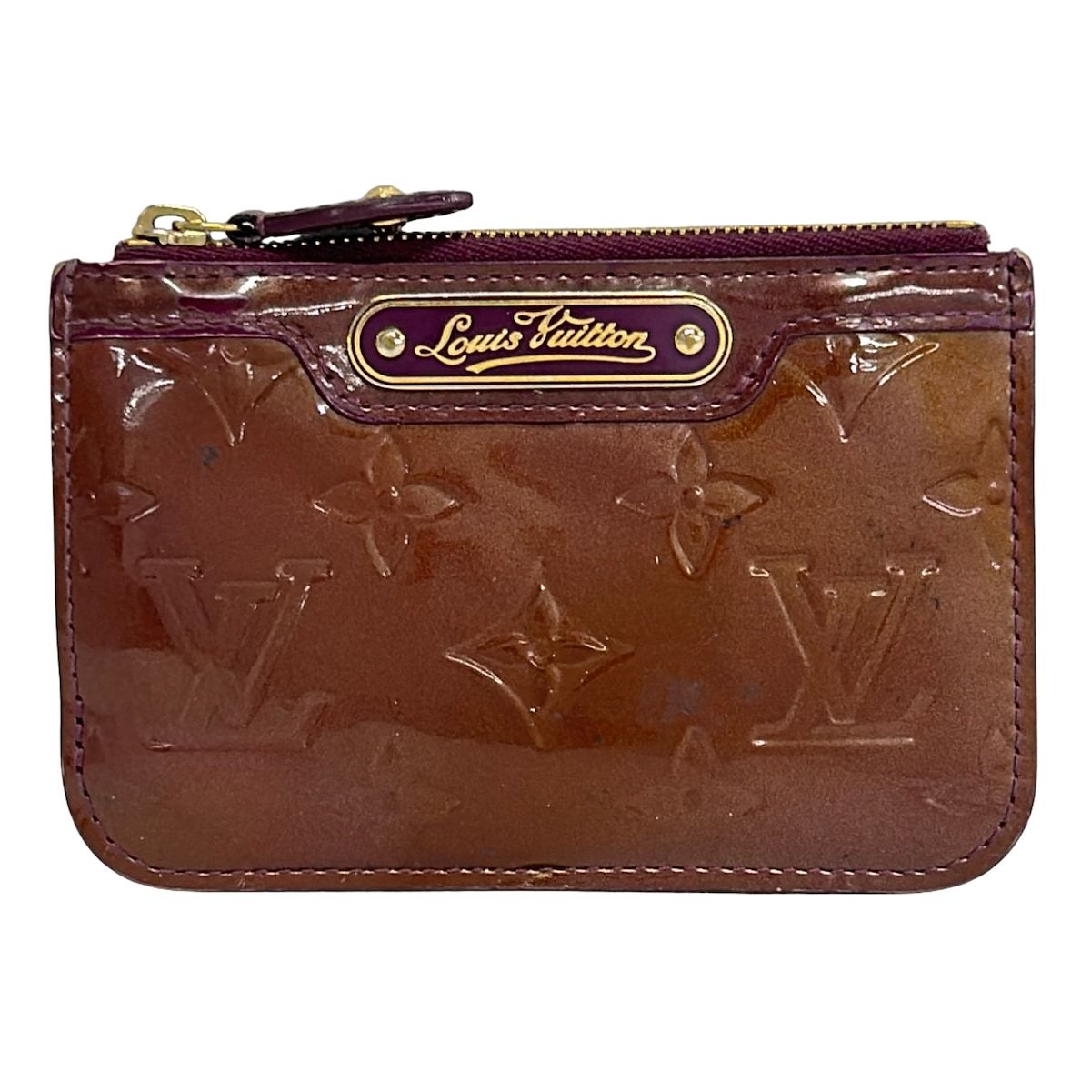 LOUIS VUITTON(ルイヴィトン) コインケース モノグラムヴェルニ ポシェットクレNM M93560 ヴィオレット レザー 7,957円