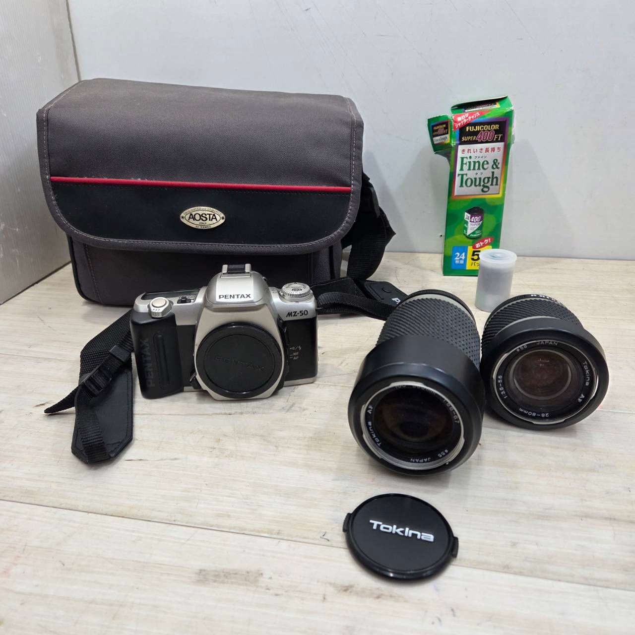 S94699 펜탁스 펜탁스 MZ-50 토키나 100-300mm 필름 카메라 바디 SLR 가전 제품, 무료 배송