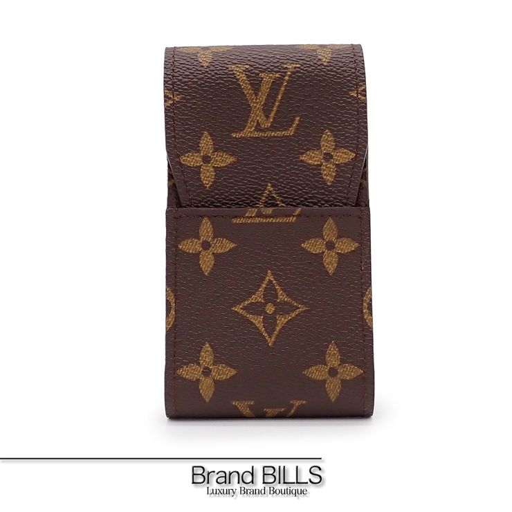 未使用品 LOUIS VUITTON ルイ・ヴィトン エテュイ・シガレット タバコケース M63024 モノグラムキャンバス ブラウン ユニセックス