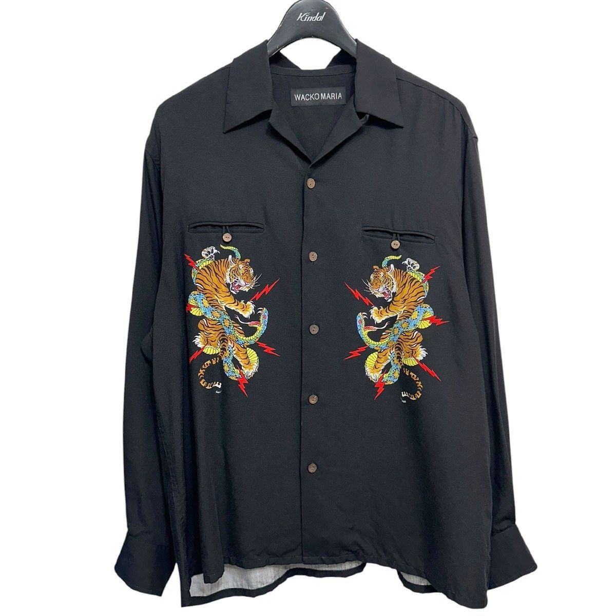 WACKO MARIA 25AW TIM LEHI 50’s OPEN COLLAR SHIRT タイガープリントオープンカラーレーヨンシャツ 8071000181671