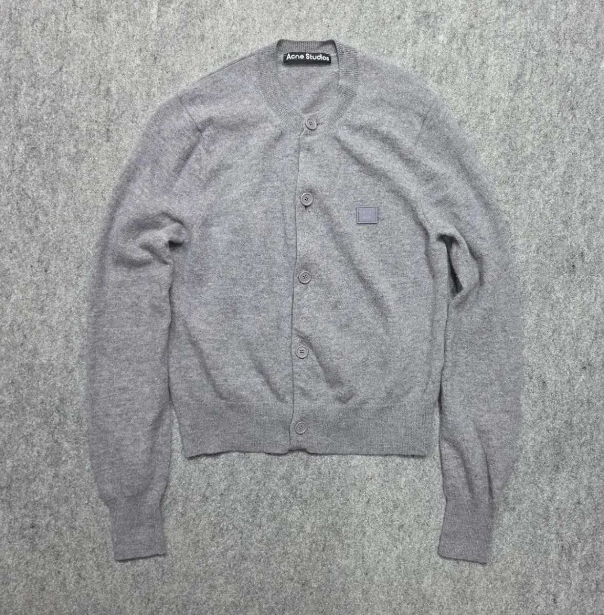 Acne Studios アクネストゥディオズ ケバ フェイス ウール カーディガン L グレー メランジ 28,392円