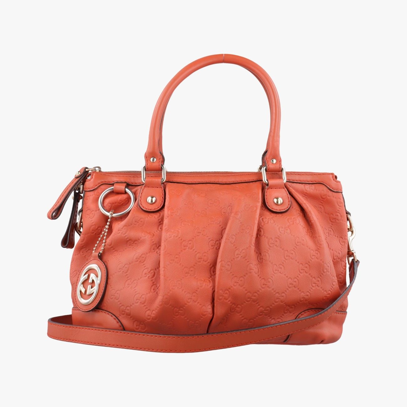 グッチGucciスーキー コーラルピンク レザー 247902 E012501779