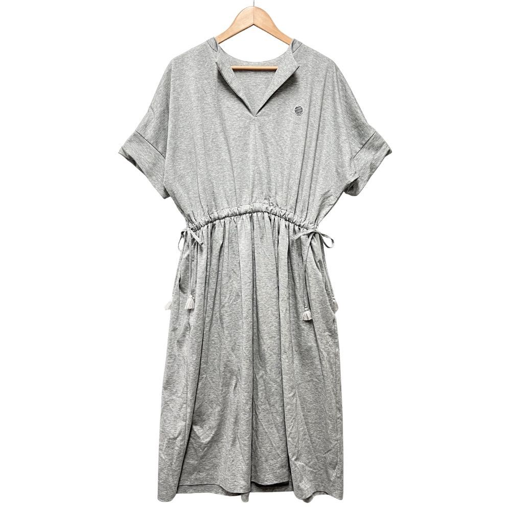 BORDE RS at BALCONY ボーダーズアットバルコニー TASSEL DROP SLEEVE DRESS タッセルドロップスリーブドレス ワンピース 正規品 / 55628