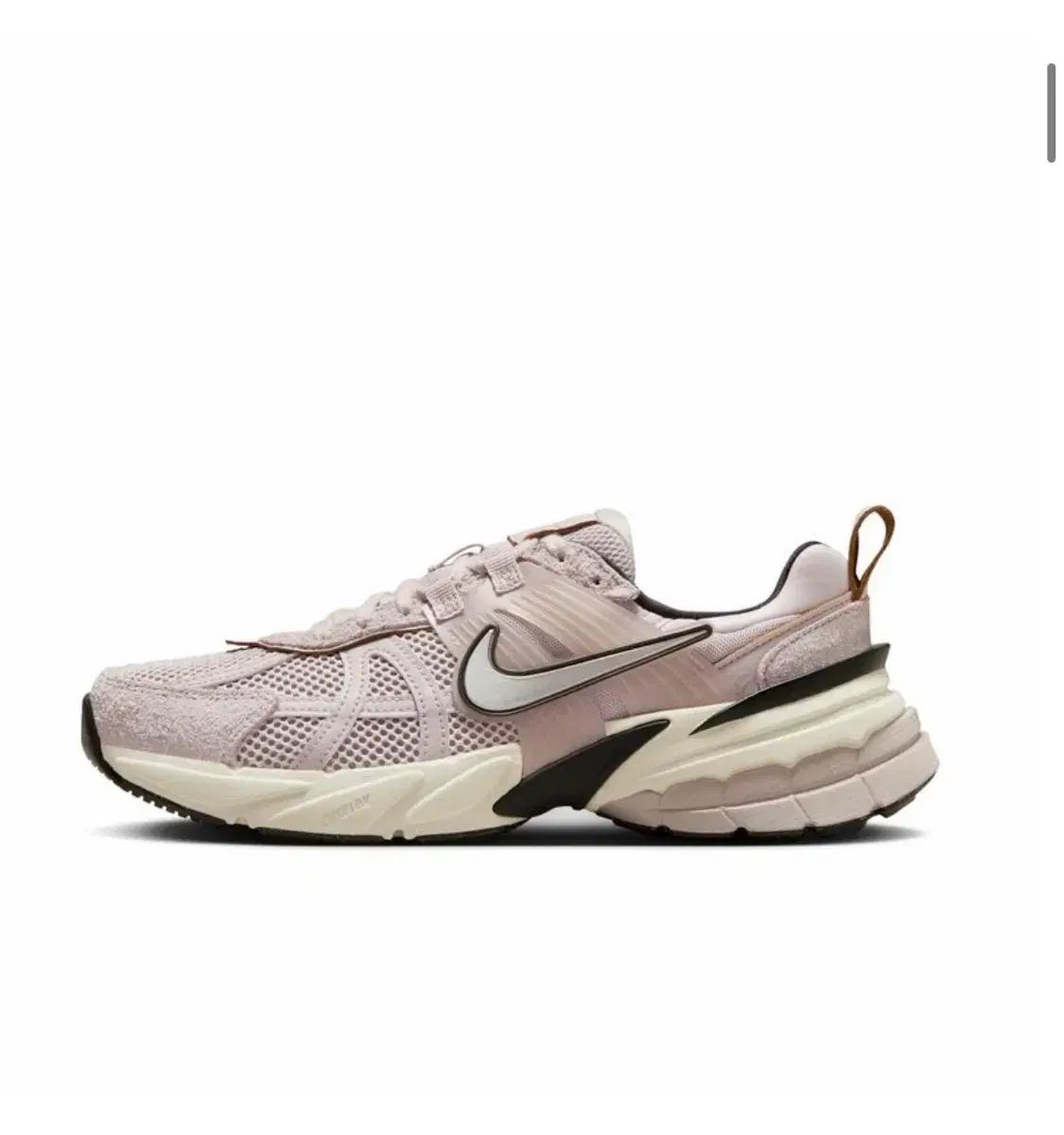 新品 235) NIKE V2K RUN プラチナ バイオレット ライト ボーン ブラック