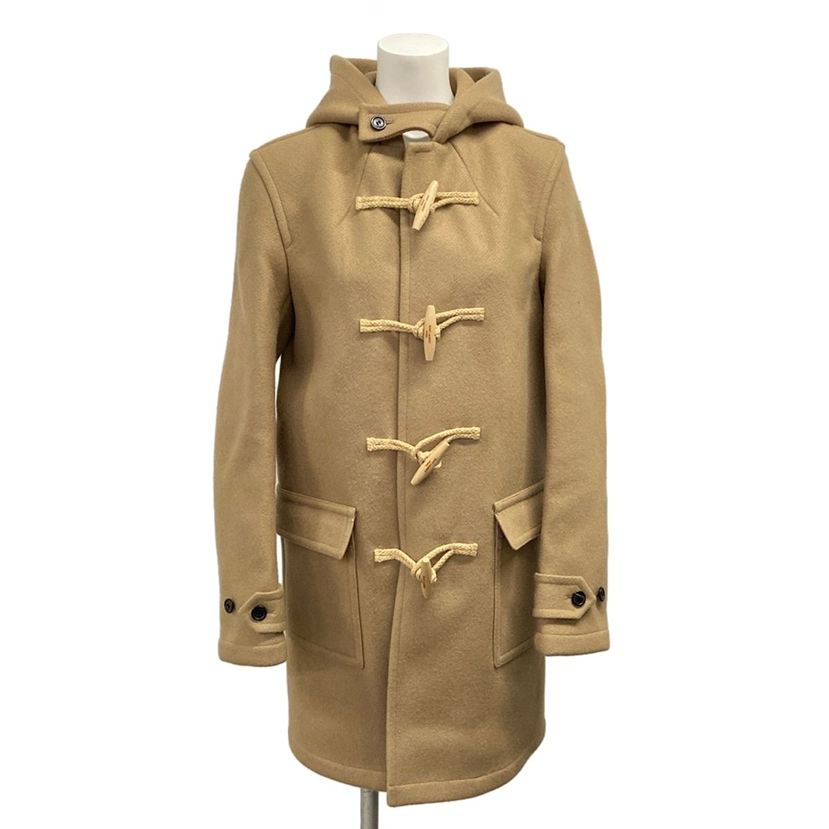 SAINT LAURENT PARIS(サンローランパリ) ダッフルコート サイズF34 レディース - 670497 ベージュ 長袖/秋/冬 ウール