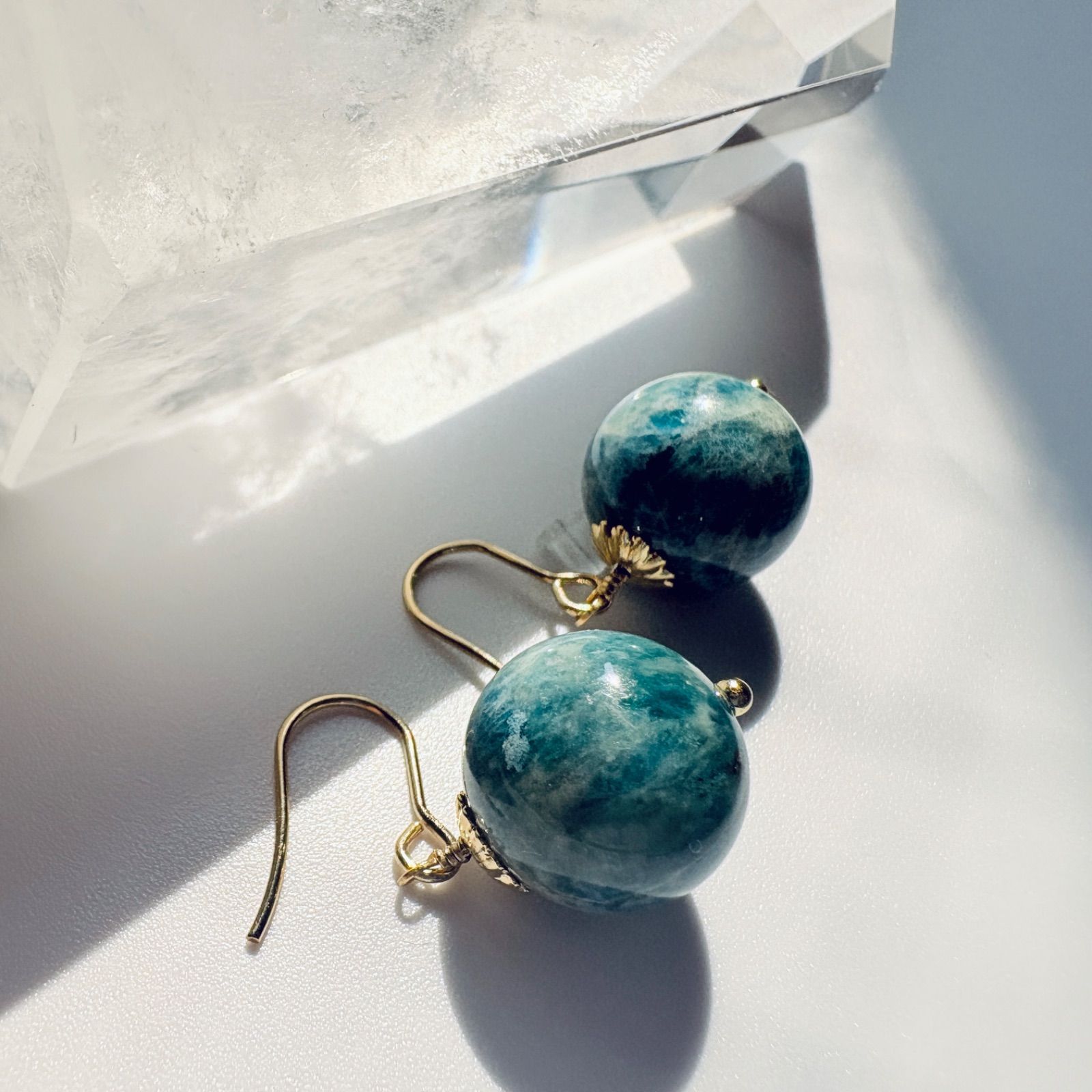 【高品質】アフガナイト 一粒ピアス 7,186円