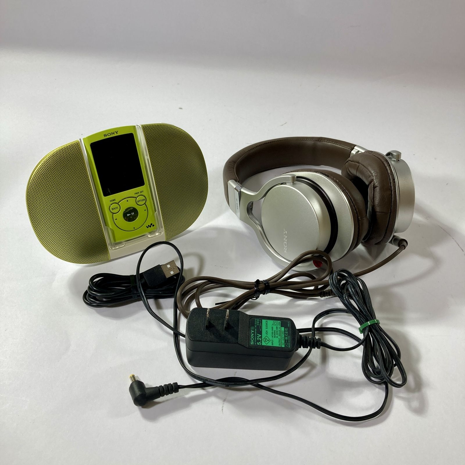 ★ SONY ウォークマン NW-S764 スピーカー RDP-NWT17 ヘッドホン MDR-1R ソニー オーディオ セット 現状品