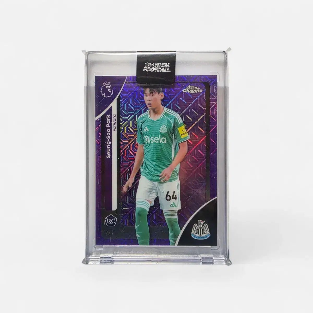 TOPPS クロム ルーキー Newcastle パク・スンス 7ハン 限定