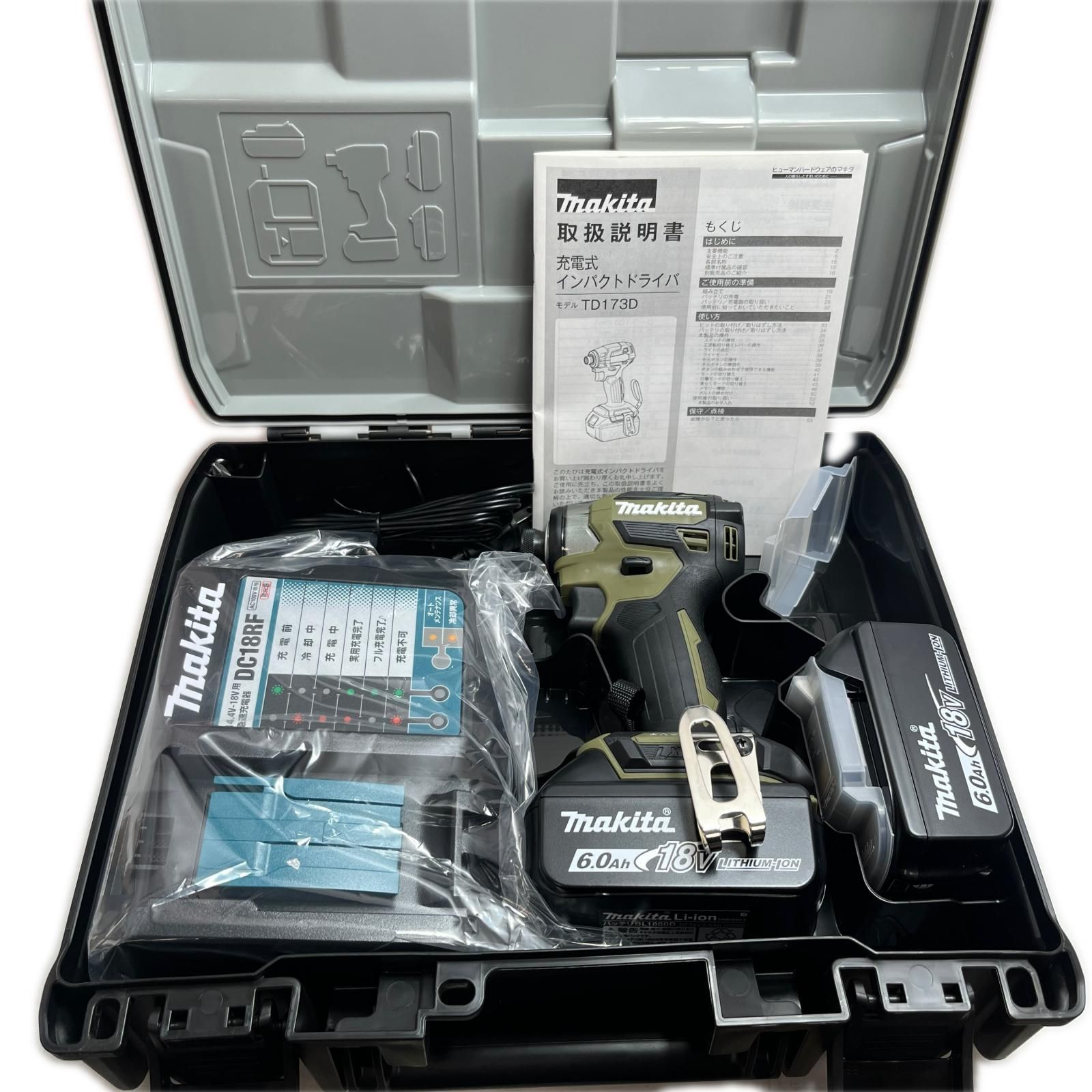 MAKITA マキタ 締め付け工具 インパクトドライバ 未使用品(S) TD173 DRGXO オリーブ
