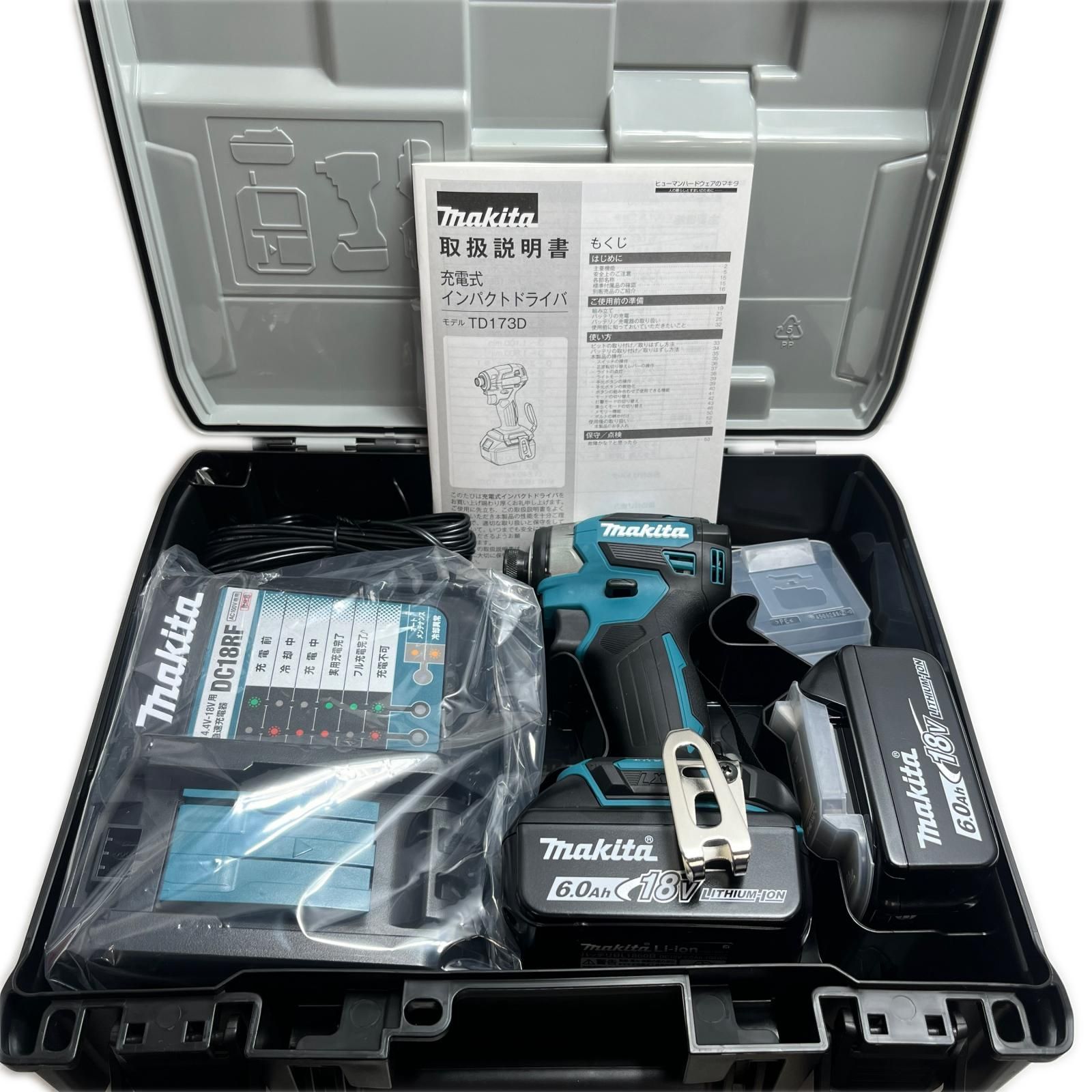 MAKITA マキタ インパクトドライバ 未使用品(S) TD173DRGX ブルー