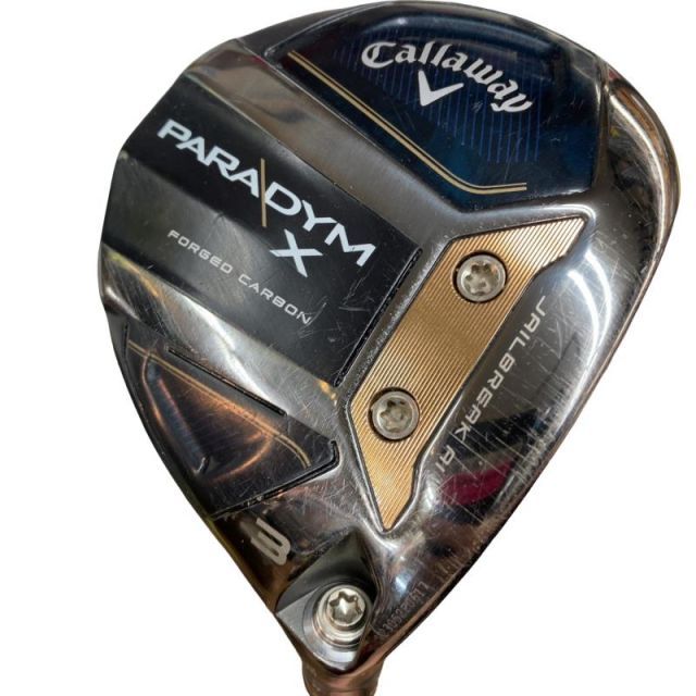 【中古】 キャロウェイ PARADYM X 3W フェアウェイウッド FW VENTUS TR 5 for CW(PARADYM FW) (フレックスSR) メンズ 男性用 右利き 右用 Cランク ゴルフクラブ