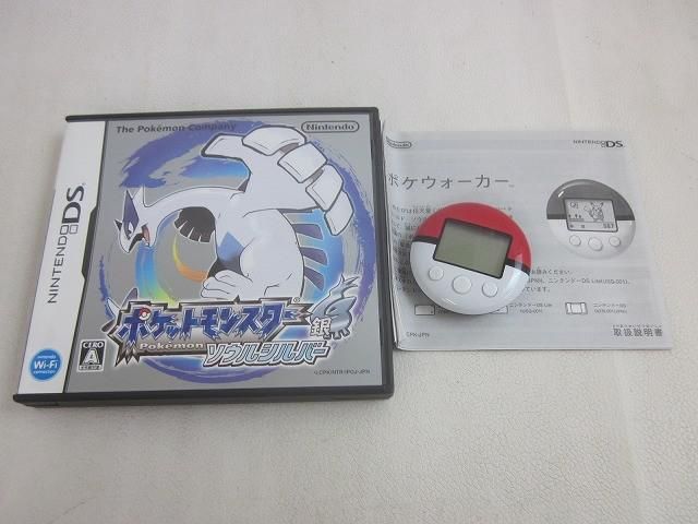中古品 ゲーム ニンテンドーDS ソフト ポケットモンスター ソウルシルバー 箱・説・ポケウォーカー付き