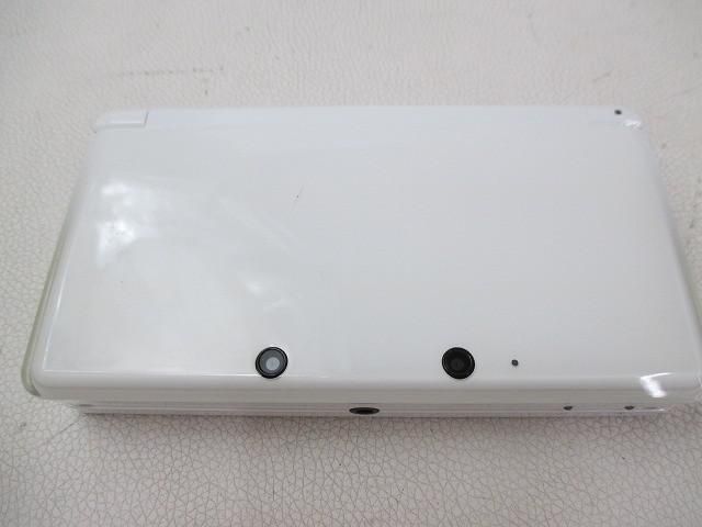 中古品 ゲーム ニンテンドー3DS 本体 CTR-001 ホワイト 本体のみ 動作品