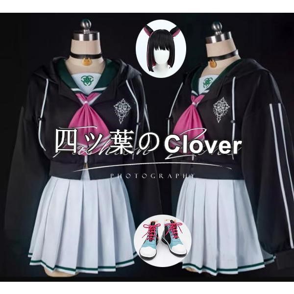 人気商品ブルーアーカイブ Blue Archive 風 杏山カズサコスプレ衣装 ウィッグ 靴cosplay ハロウィン 演出服 変装vs803