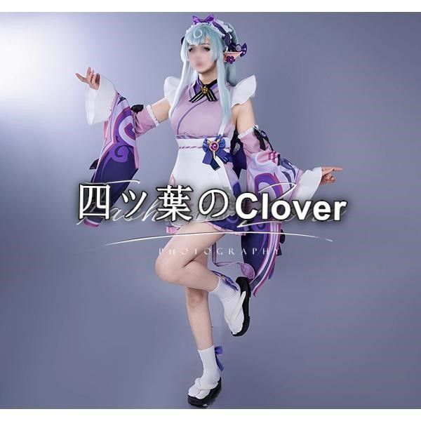 人気商品◆原神 風 夢見月瑞希 コスプレ衣装 ウィッグ 靴 cosplay ハロウィン 演出服 変装vs803