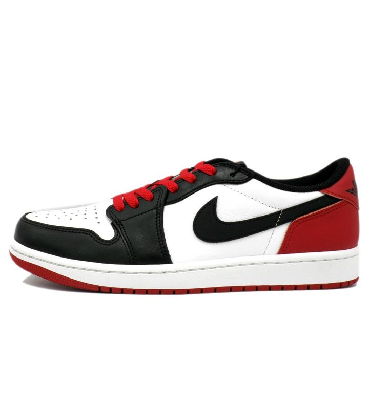 ナイキ NIKE 【 AIR JORDAN 1 LOW RETRO OG Black Toe CZ0790 106 】 エア ジョーダン 1 ロー レトロ ブラック トゥ つま黒 スニーカー　f31981