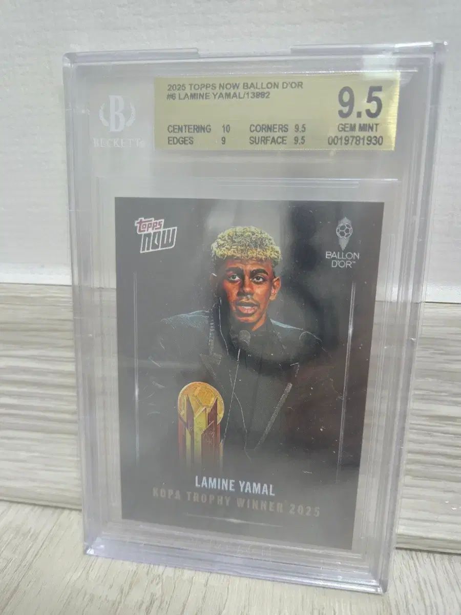 2025 Topps Now Ballon dOr #6 ラミン・ヤマル BGS 9.5
