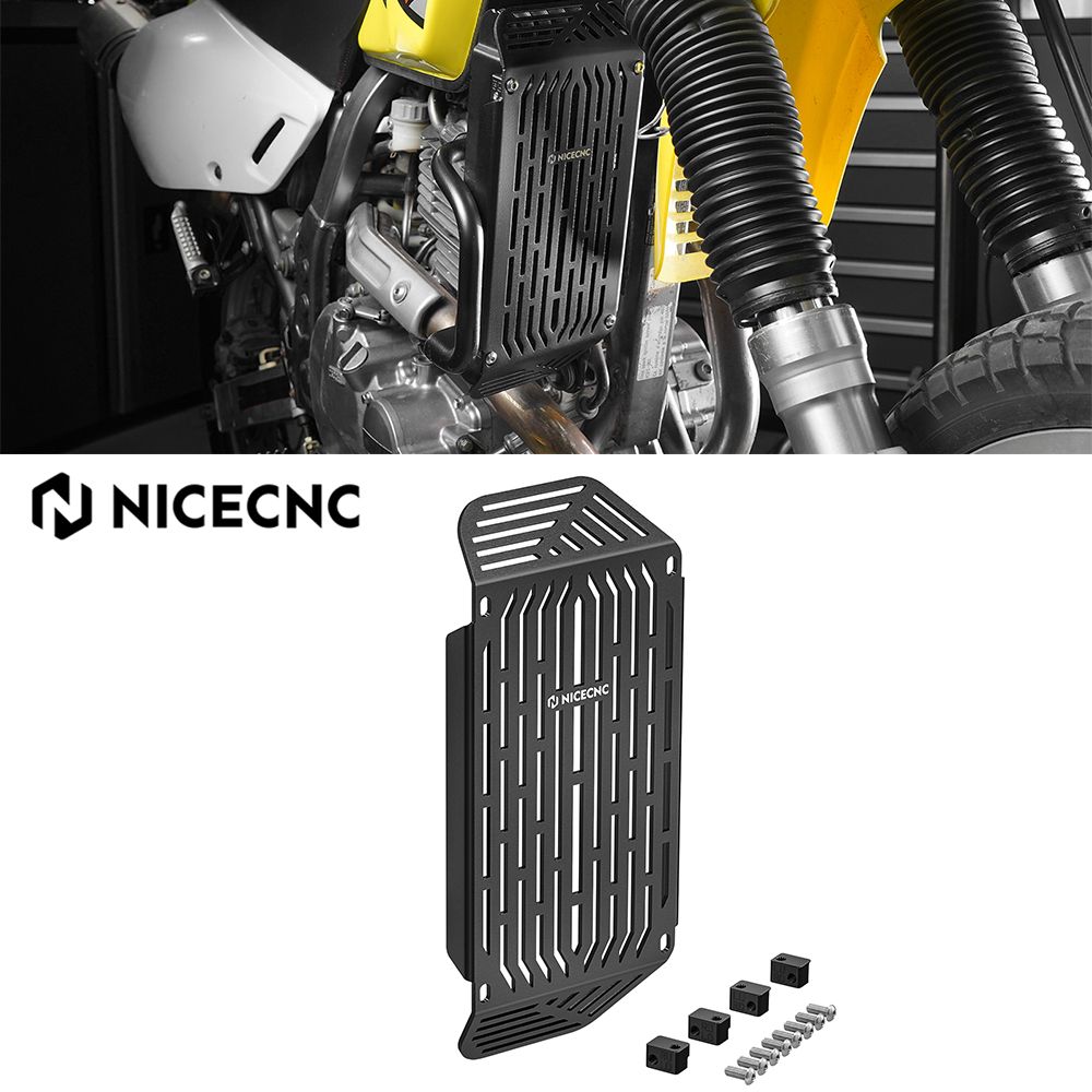 NICECNC スズキ DR650S DR650SE 1996〜2025対応 ラジエーターガードカバー オイルクーラーガード