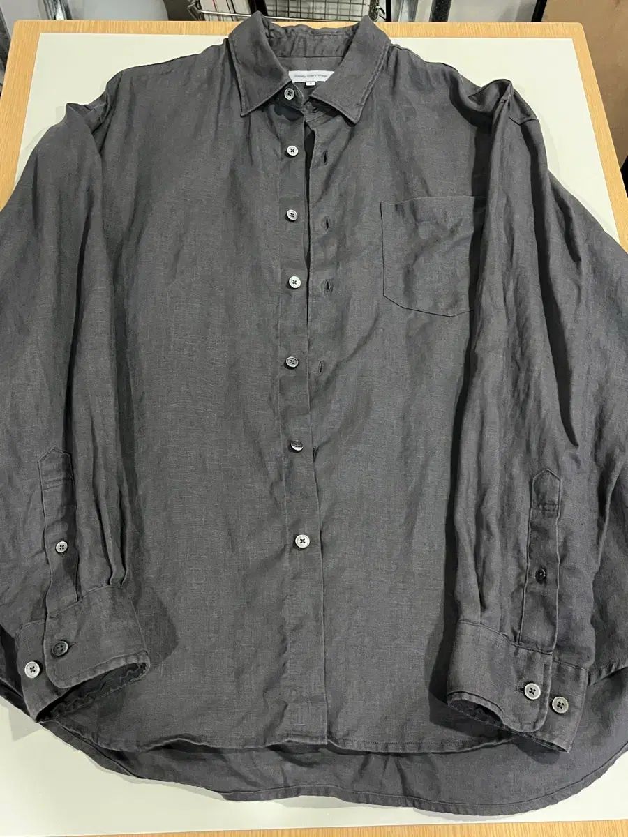 Steady Every Wear / リラックスド リネン シャツ / 2 / チャコール
