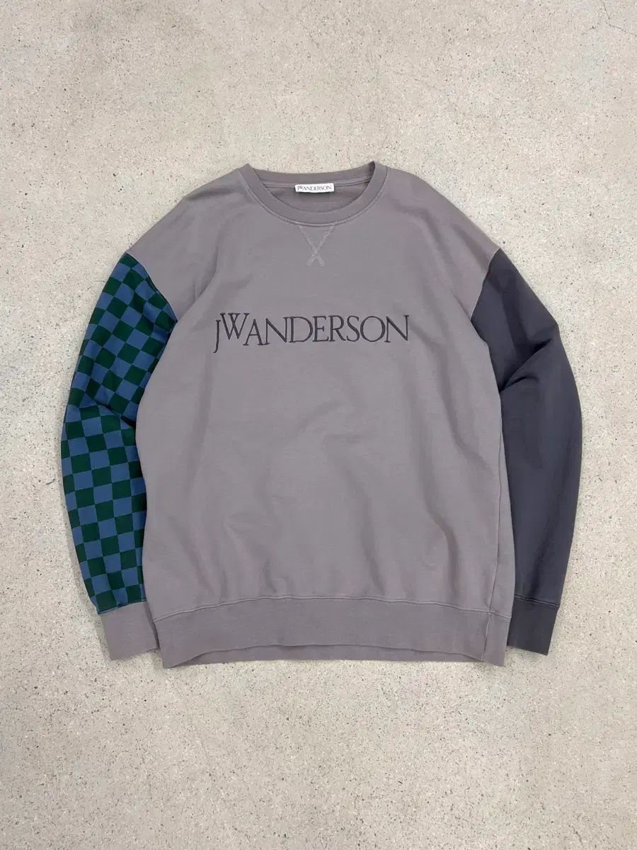 JW Kinloch Anderson(キンロックアンダーソン) アシメントリー カラーブロック スウェット