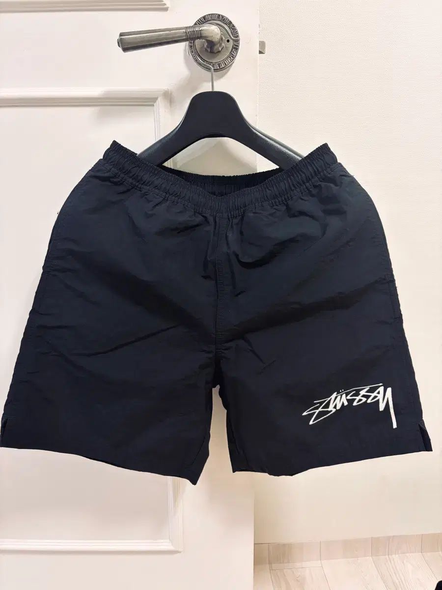 NIKE x STUSSY ブラック ハーフパンツ XS