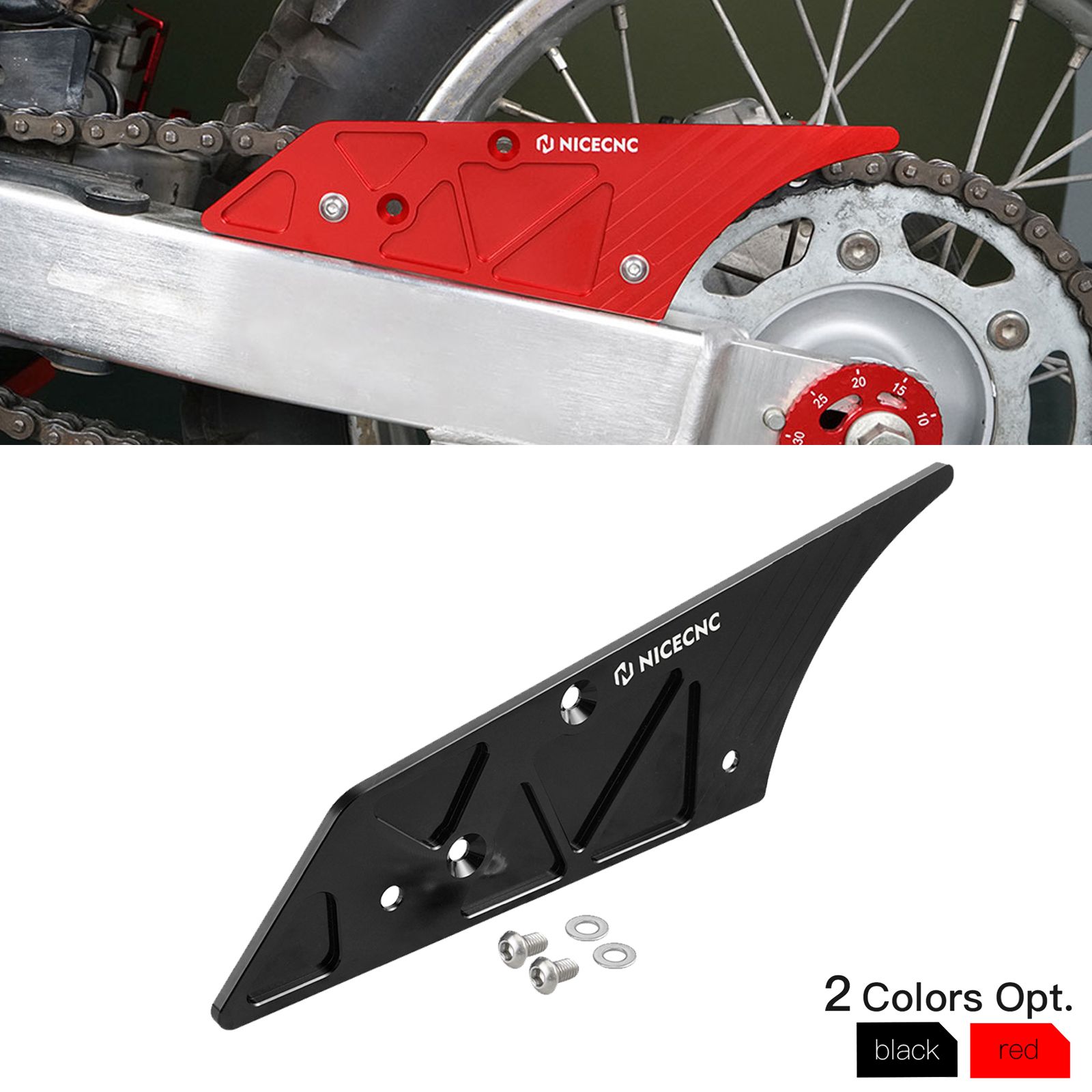 NICECNC ホンダ XR650L 1993〜2025対応 リアチェーンガードプロテクター スプロケットカバー アルミ製 6,669円