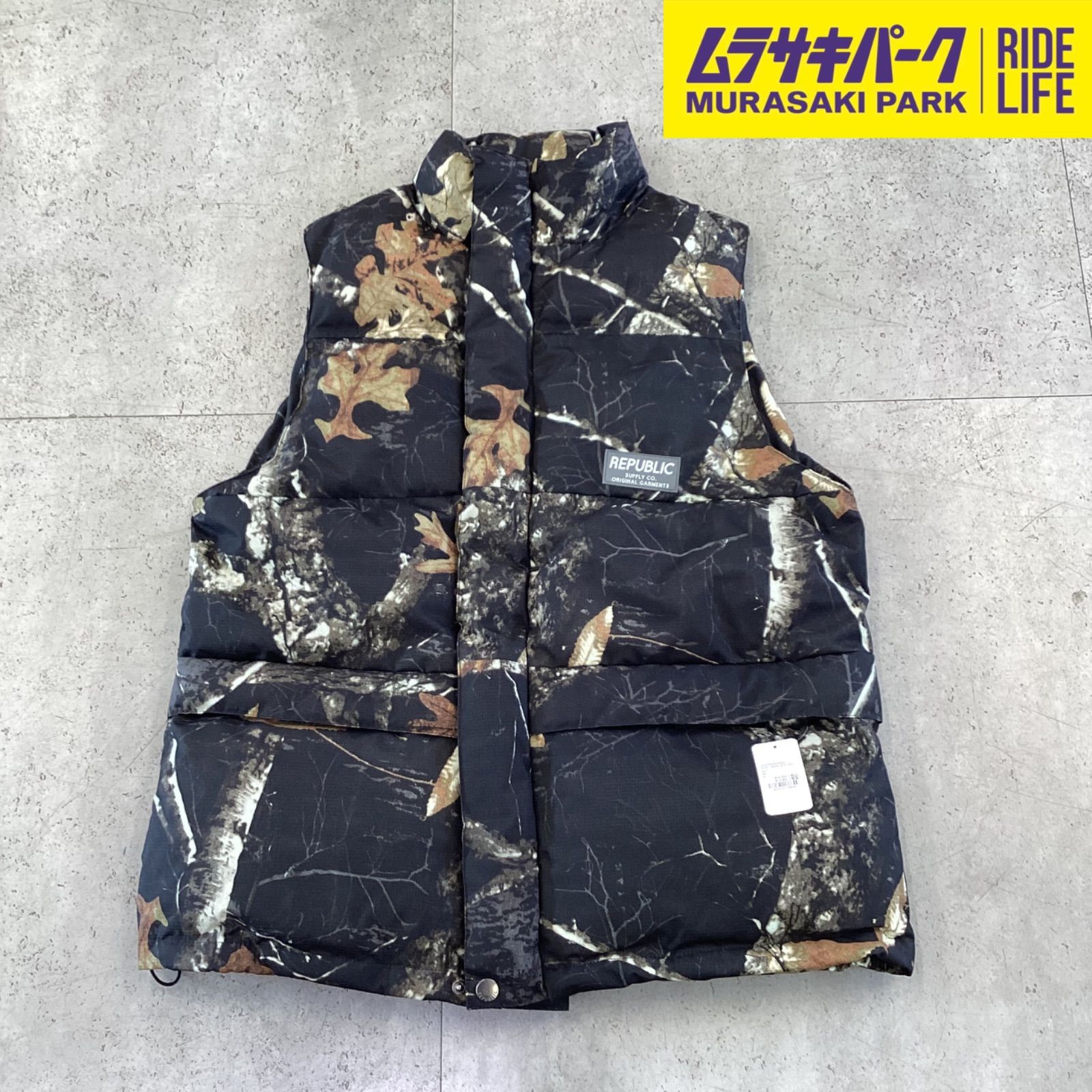【新品未使用スノーボードウェア】REPUBLIC　DWYCK vest　M　Camo　25-26モデル 8,520円
