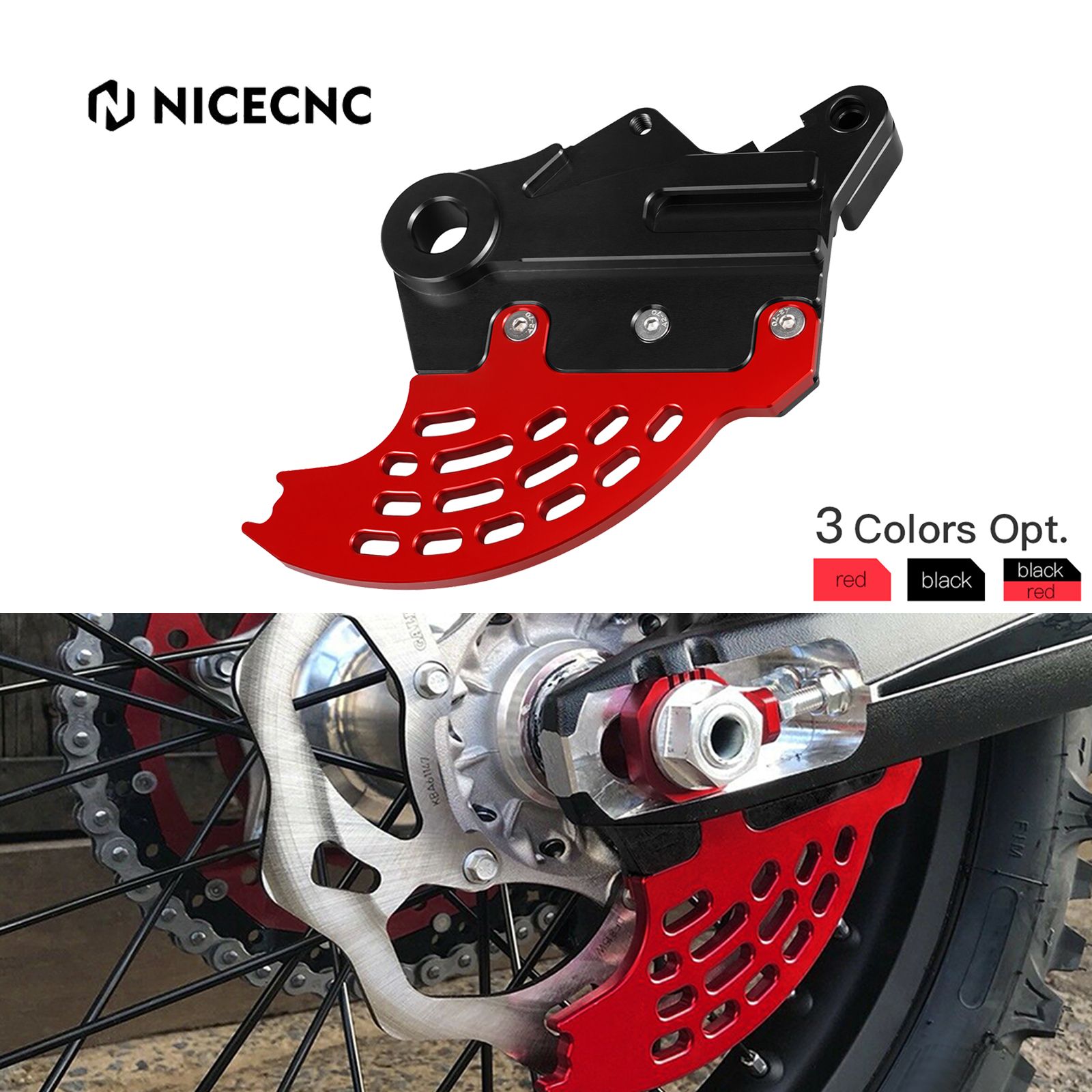 NICECNC ベータ RR125 RR250 RR300 RR350 RR390 RR430 RR450 RR480 RR498 Xtrainer300 2010〜2025対応 リアブレーキディスクガード 12,595円